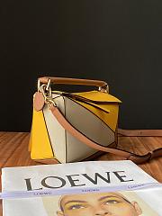 LOEWE | Small Light wheat yellow Puzzle bag - 24 x 14 x 11 cm - 2