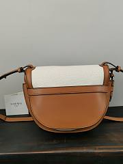 LOEWE | Small Ecru/Tan Gate Bag - A650T2 - 20 x 19 x 11 cm - 3