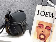 Loewe | Midnight Black Gate Bag - 20 x 19 x 11.5cm - 6