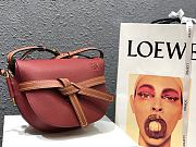 Loewe | Small Red Gate bag in soft grained - 321.12.T - 20 x 19 x 11.5cm - 1