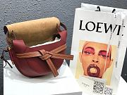 Loewe | Small Red Gate bag in soft grained - 321.12.T - 20 x 19 x 11.5cm - 3