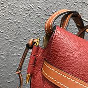 Loewe | Small Red Gate bag in soft grained - 321.12.T - 20 x 19 x 11.5cm - 5