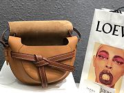 Loewe | Small Light Caramel Gate bag in soft grained - 321.12.T - 20 x 19 x 11.5cm - 4