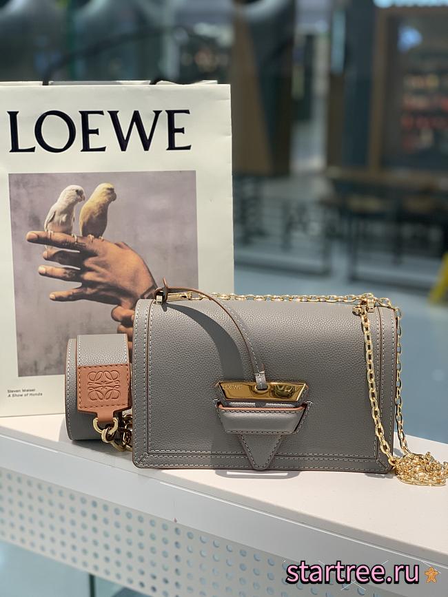  Loewe | Barcelona Grey bag in soft grained calfskin - 24 x 15 x 8cm - 1