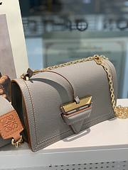  Loewe | Barcelona Grey bag in soft grained calfskin - 24 x 15 x 8cm - 5