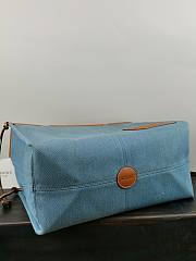 LOEWE | Cushion tote Blue bag - 330.02A - 35 x 27 x 19cm - 5