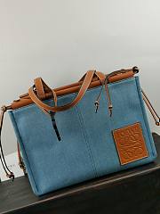 LOEWE | Cushion tote Blue bag - 330.02A - 35 x 27 x 19cm - 4