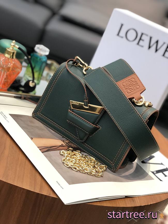  Loewe | Barcelona GReen bag - 303.12.W - 24 x 15 x 8cm - 1