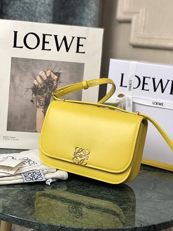 Loewe | Goya Accordion clutch Yellow - A896O4 - 18.5 x 12.5 x 6cm