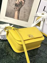 Loewe | Goya Accordion clutch Yellow - A896O4 - 18.5 x 12.5 x 6cm - 6