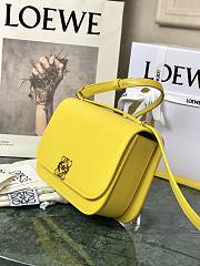 Loewe | Goya Accordion clutch Yellow - A896O4 - 18.5 x 12.5 x 6cm - 2