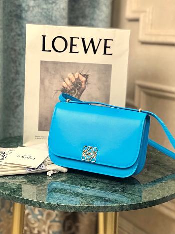 Loewe | Goya Accordion clutch Blue - A896O4 - 18.5 x 12.5 x 6cm