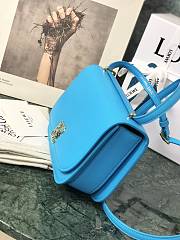 Loewe | Goya Accordion clutch Blue - A896O4 - 18.5 x 12.5 x 6cm - 3