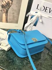 Loewe | Goya Accordion clutch Blue - A896O4 - 18.5 x 12.5 x 6cm - 4