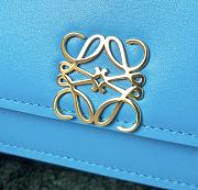 Loewe | Goya Accordion clutch Blue - A896O4 - 18.5 x 12.5 x 6cm - 5