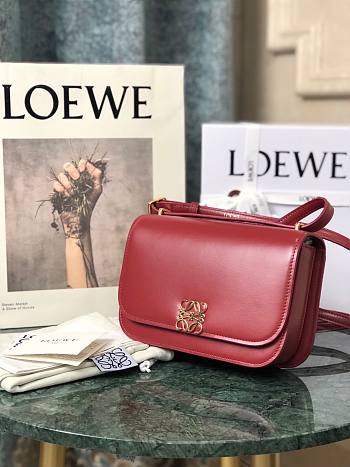 Loewe | Goya Accordion clutch Red - A896O4 - 18.5 x 12.5 x 6cm