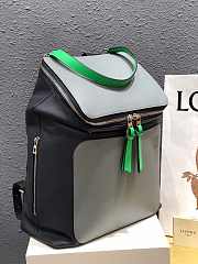 LOEWE | Goya Backpack light gray/Black - 34 x 15 x 41 cm - 2