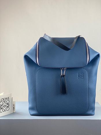 LOEWE | Goya Backpack Blue - 34 x 15 x 41 cm