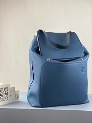 LOEWE | Goya Backpack Blue - 34 x 15 x 41 cm - 6