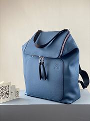 LOEWE | Goya Backpack Blue - 34 x 15 x 41 cm - 4