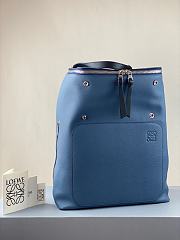 LOEWE | Goya Backpack Blue - 34 x 15 x 41 cm - 3