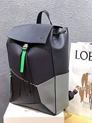 LOEWE | Puzzle Backpack dark blue/ black - 33 x 44.5 x 19 cm - 4