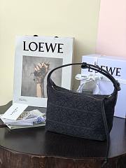 LOEWE | Small Cubi bag in Anagram Black - A906K7 - 21 x 12 x 17 cm - 1