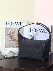 LOEWE | Small Cubi bag in Anagram Black - 25 x 21 x 17cm - 1