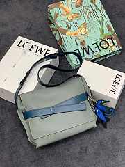 Loewe | Leather Strap Messenger Light Gray Bag - 32 x 26 x 11cm - 5