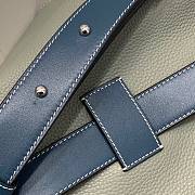 Loewe | Leather Strap Messenger Light Gray Bag - 32 x 26 x 11cm - 2