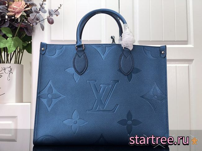 Louis Vuitton | Onthego MM Blue Bag M45576 - 1