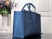 Louis Vuitton | Onthego MM Blue Bag M45576 - 4