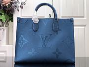 Louis Vuitton | Onthego MM Blue Bag M45576 - 3