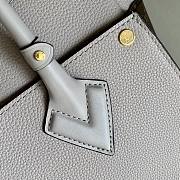 Louis Vuitton | On My Side MM greige bag - M58485 - 30.5 x 24.5 x 14 cm - 3