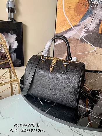 Louis Vuitton | Speedy Bandoulière 25 M58947 Black