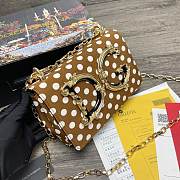 D&G | DG Girls chain crossbody brown bag - 21 x 5 x 13.5 cm - 2