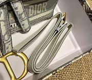 Dior | Saddle slim Gray pouch - S5647C - 21 x 13.5 x 3 cm - 3