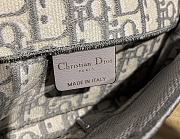 Dior | Saddle slim Gray pouch - S5647C - 21 x 13.5 x 3 cm - 6