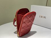 Dior | Lady Dior Red phone holder - S0872O - 18 x 10.5 x 2.5 cm - 2