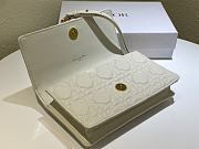 DIOR | Caro White belt pouch with chain -  S5091U - 20 x 11.5 x 3.5 cm - 2