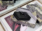 DIOR | Lady Dior 5-gusset card holder Black - S0074O - 10.5 x 6 x 3 cm - 2