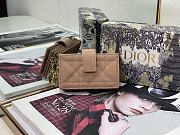DIOR | Lady Dior 5-gusset card holder Nude - S0074O - 10.5 x 6 x 3 cm - 1