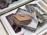 DIOR | Lady Dior 5-gusset card holder Nude - S0074O - 10.5 x 6 x 3 cm - 2
