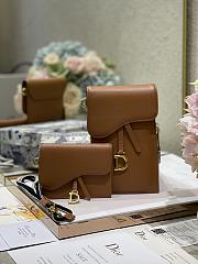 DIOR | Saddle Multifunction Pouch Caramel - S5667C - 18.5x12x7.5cm - 1