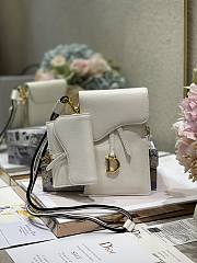 DIOR | Saddle Multifunction Pouch White - S5667C - 18.5x12x7.5cm - 4