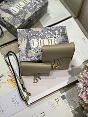 DIOR | Saddle Multifunction Pouch Beige - S5667C - 18.5x12x7.5cm - 3