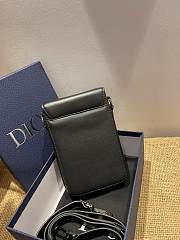 DIOR | Vertical black pouch - 2LXCA3 - 11 x 19 x 3 cm - 5