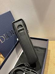 DIOR | Vertical black pouch - 2LXCA3 - 11 x 19 x 3 cm - 4