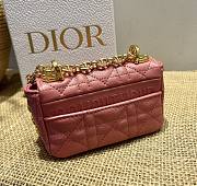 DIOR | Micro Caro Pink Bag - S2022U - 14x8x4cm - 2