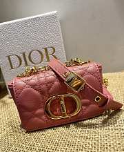 DIOR | Micro Caro Pink Bag - S2022U - 14x8x4cm - 4